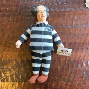 Three Stooges Doll. Used with tag
